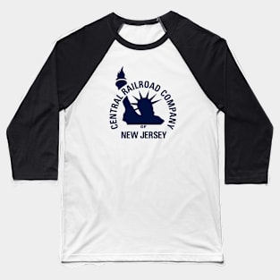 Central Railroad of New Jersey 2 Baseball T-Shirt